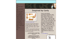 Desktop Screenshot of inspiredbycarly.co.uk