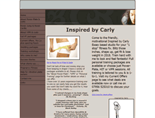 Tablet Screenshot of inspiredbycarly.co.uk
